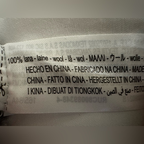 Zara Wool Thin Collared Cardigan Sweater Gray Size Small - Picture 5 of 6